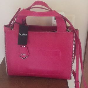 NWT never used botkier hot pink leather bag
